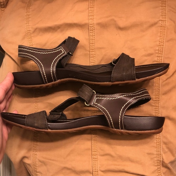 NWOB Size 8.5 Timberland Lola Brown Slide Sandals - Picture 2 of 7